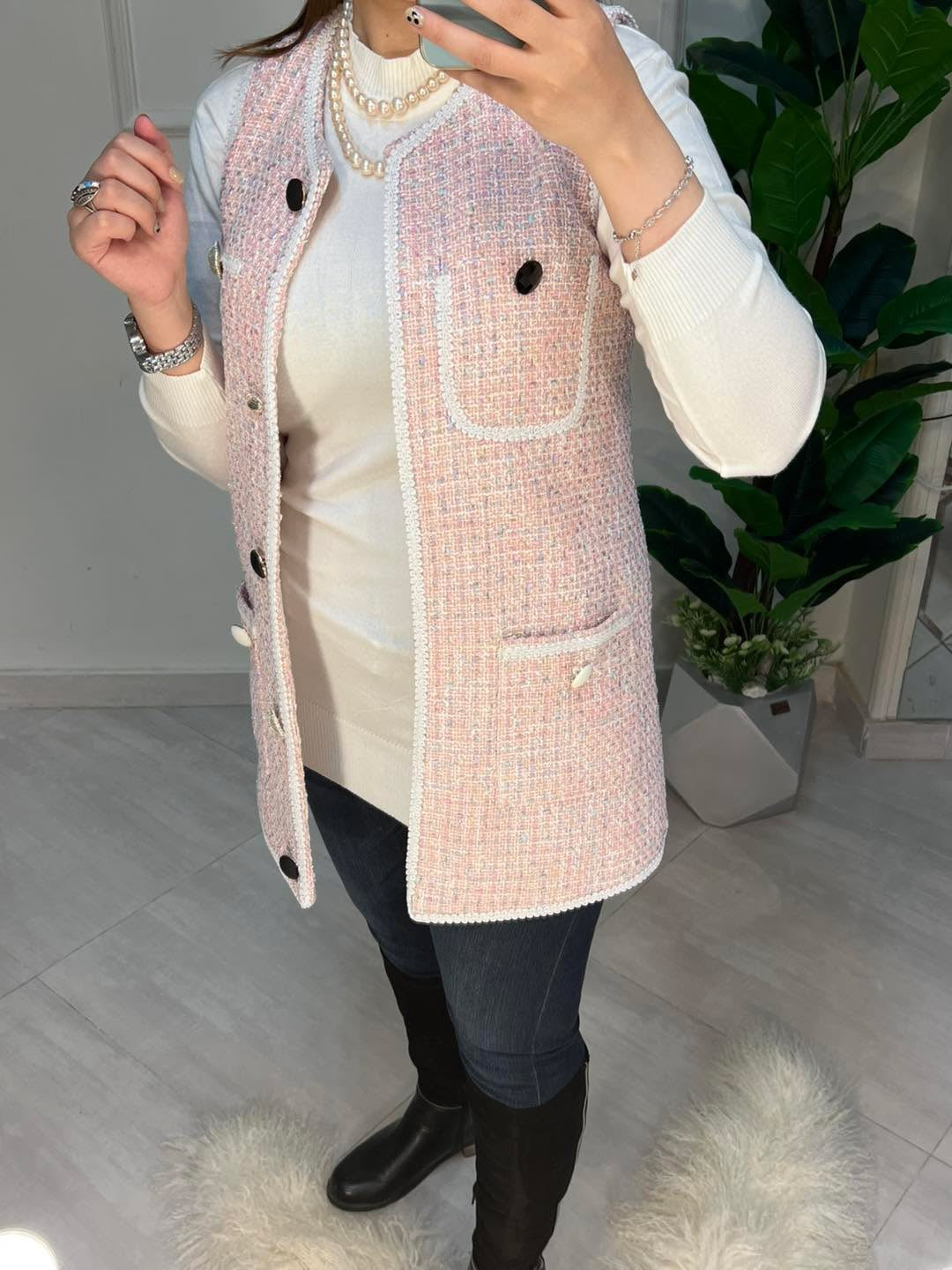 فيست  صوف  تويد زارا مبطن ستان