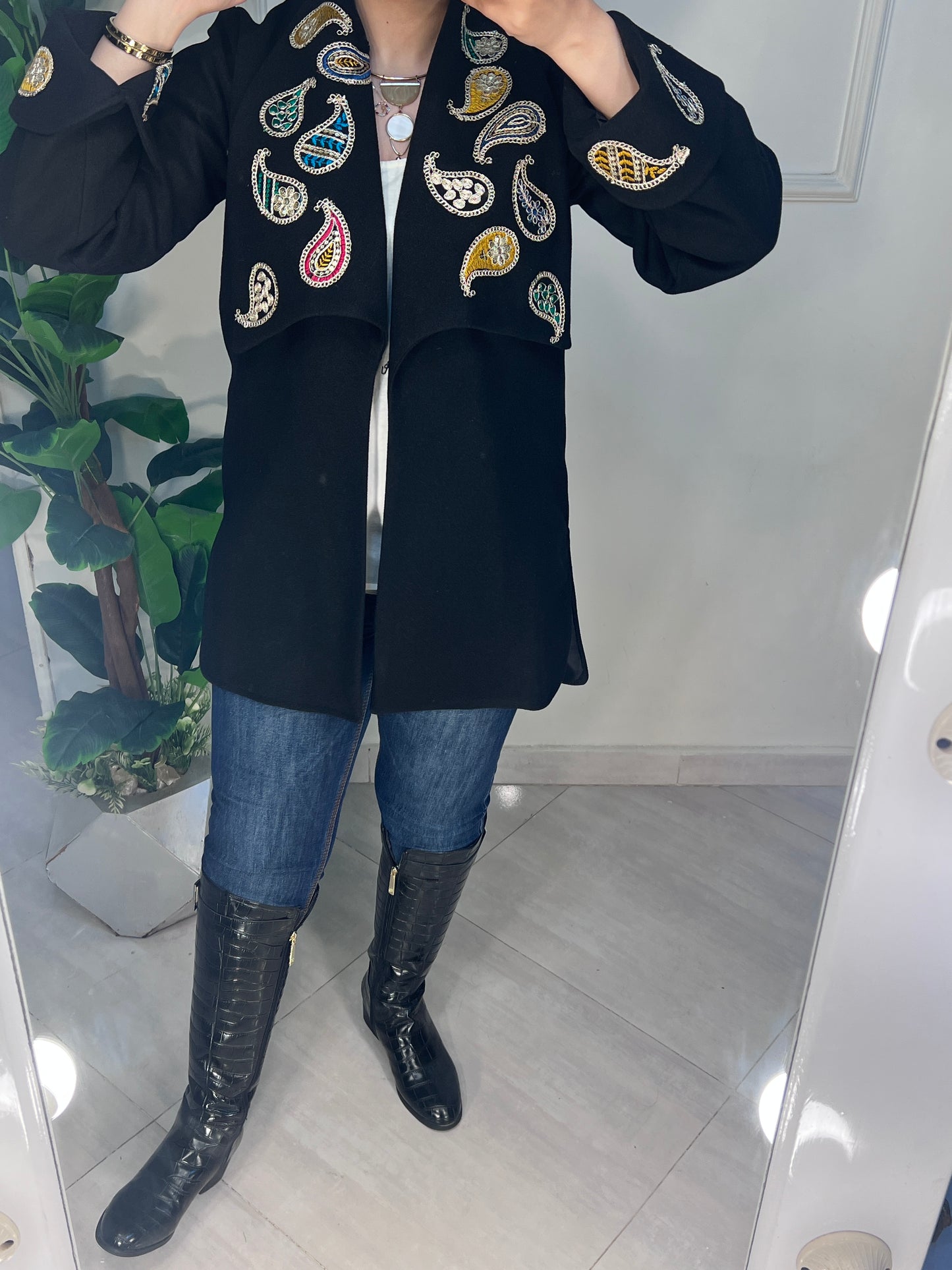 جاكيت صوف مبطن ستان مطعم باليكار هندي