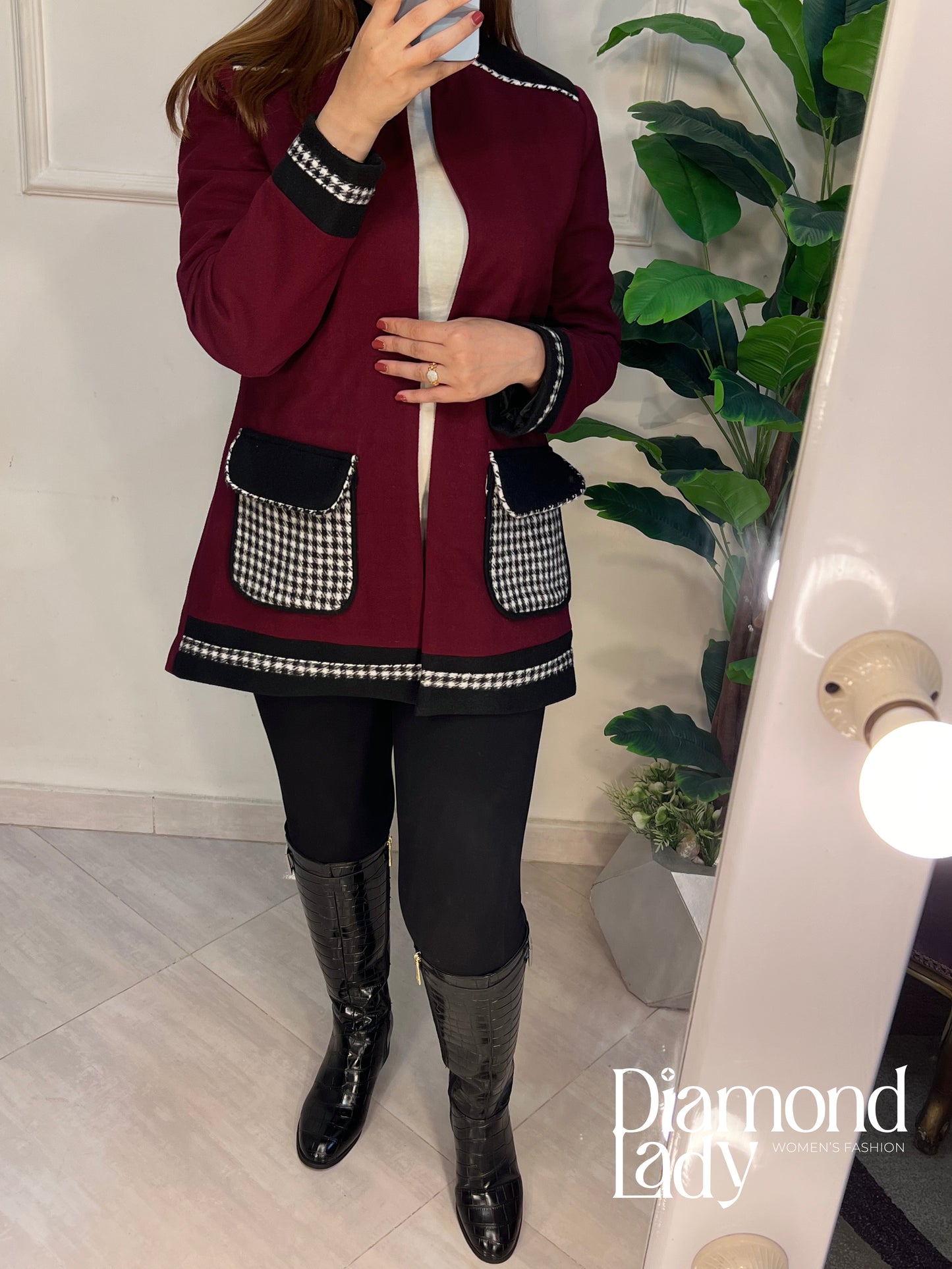 جاكيت صوف مبطن ستان 0114