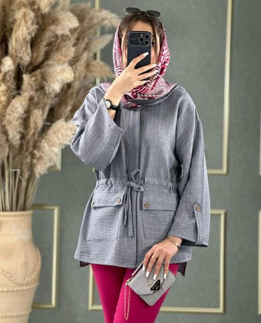 جاكيت كتان 0381