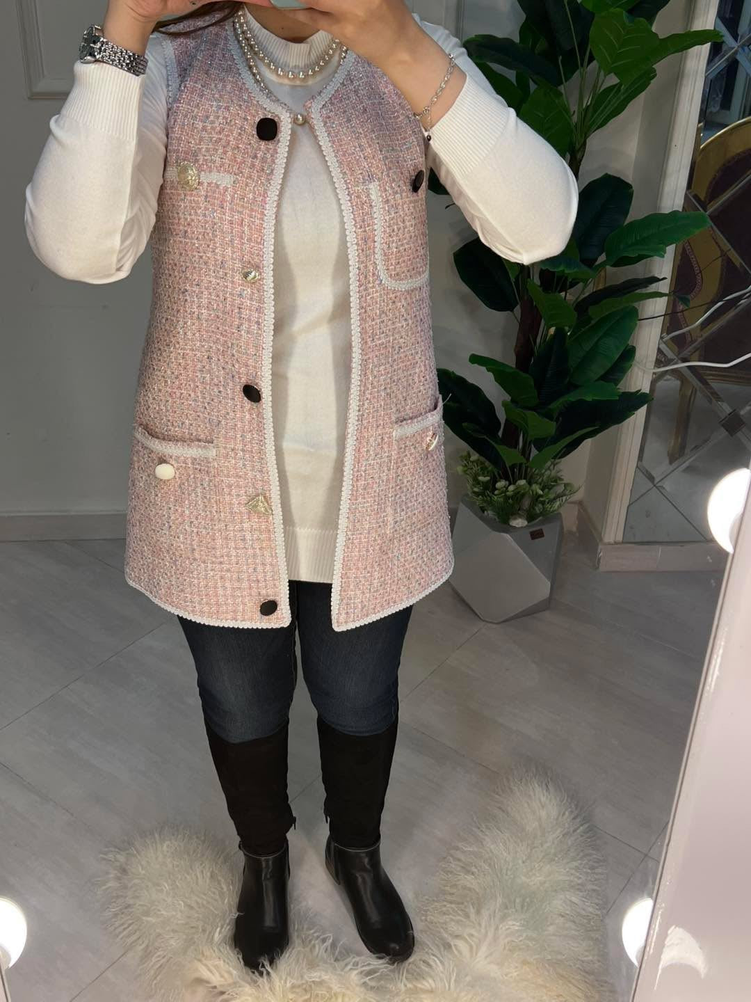 فيست  صوف  تويد زارا مبطن ستان