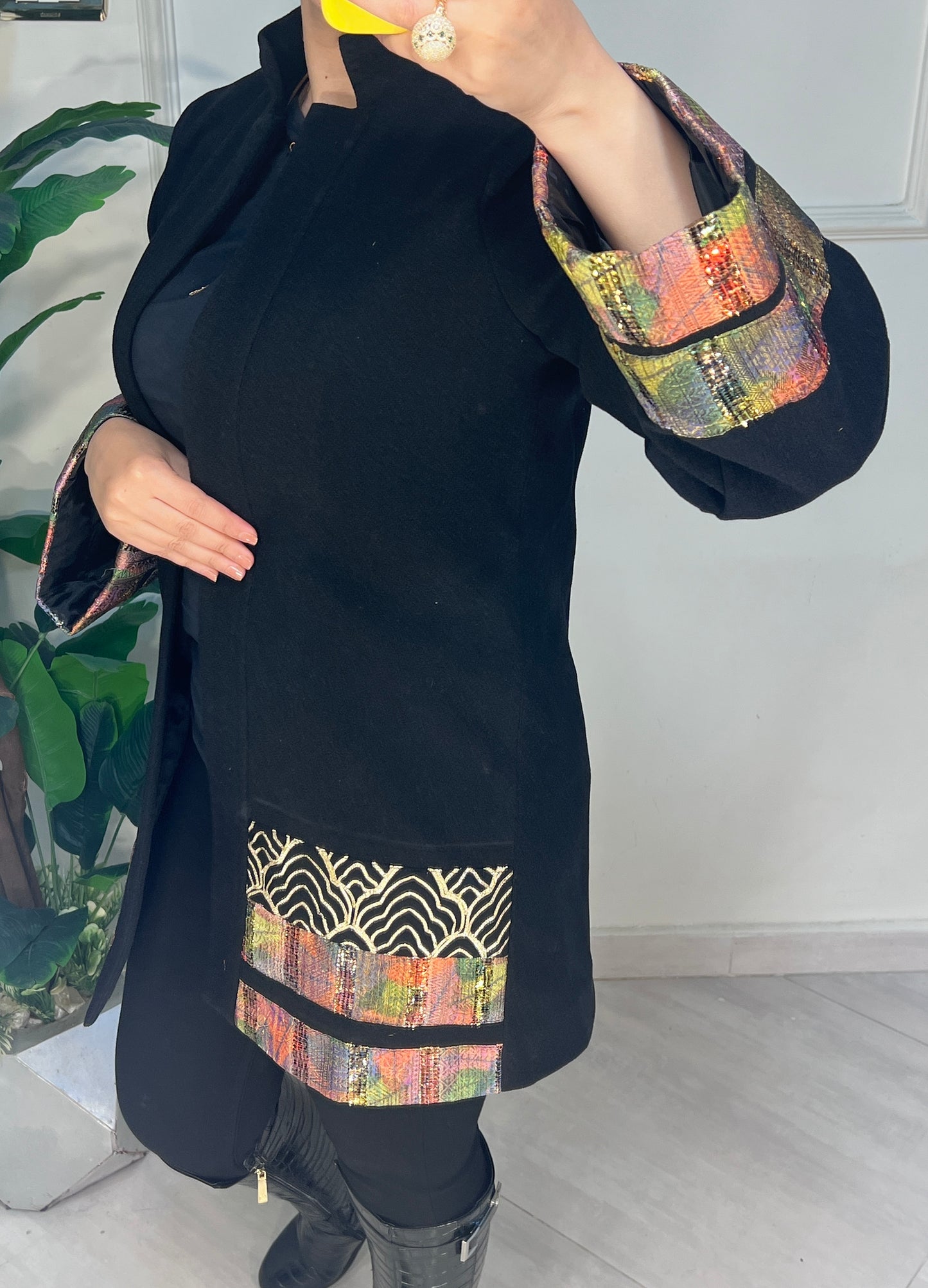 جاكيت صوف مبطن ستان مطعم باليكار هندي