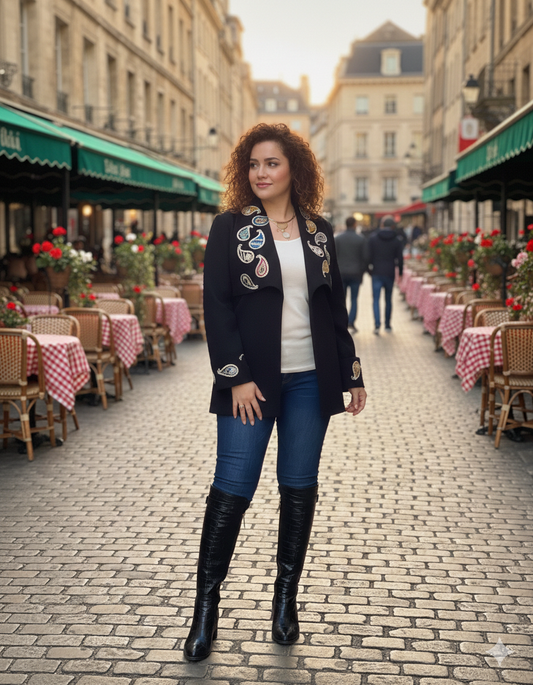 جاكيت صوف مبطن ستان مطعم باليكار هندي