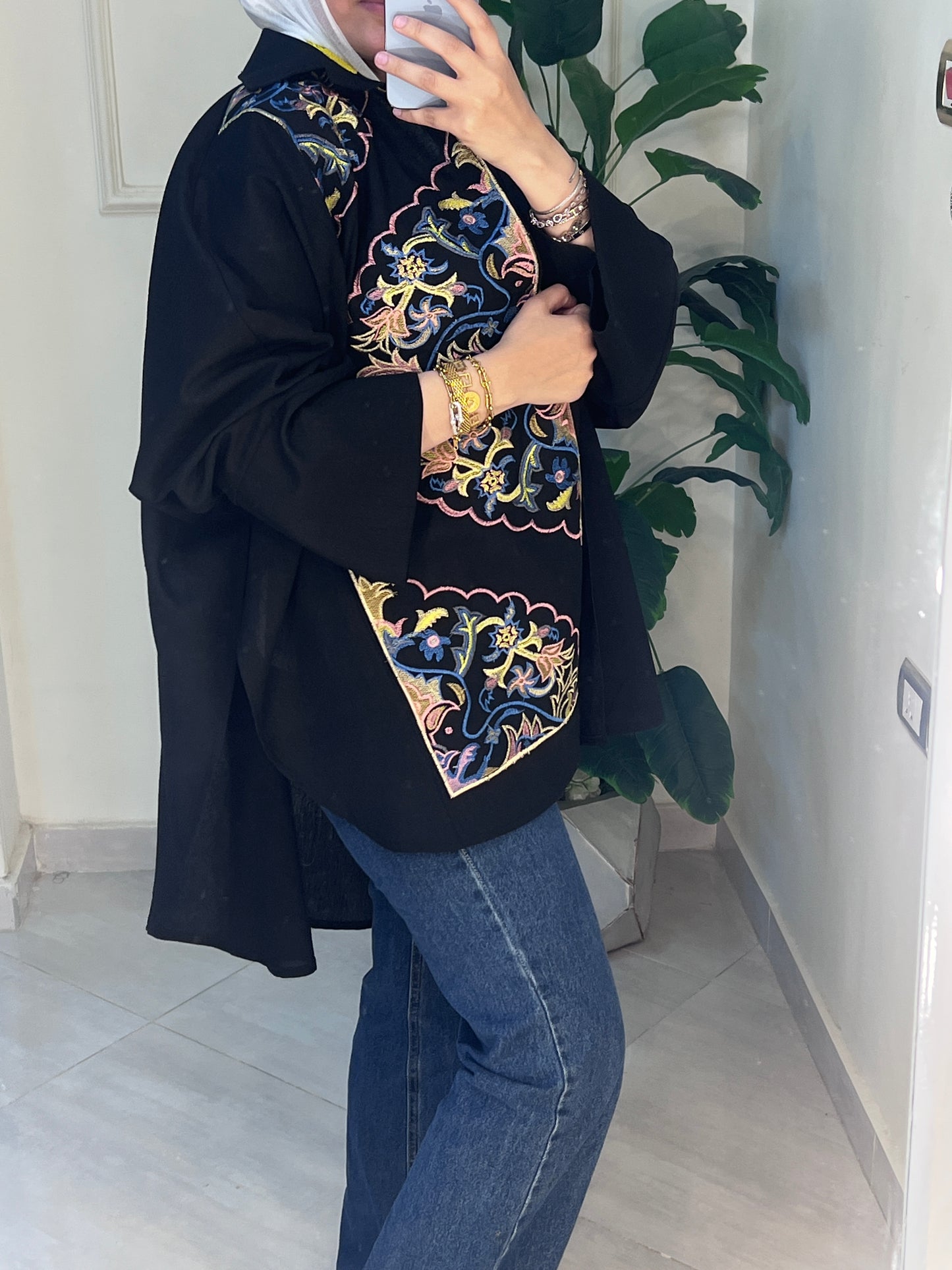 كارديجان كتان تطريز خيوط