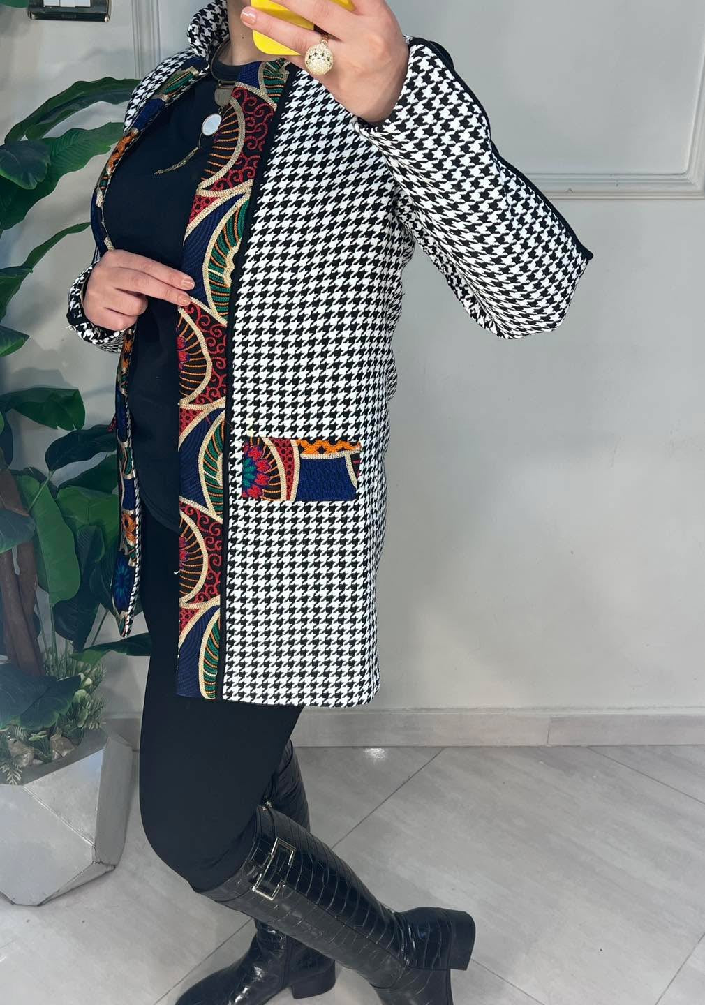 جاكيت صوف مبطن ستان