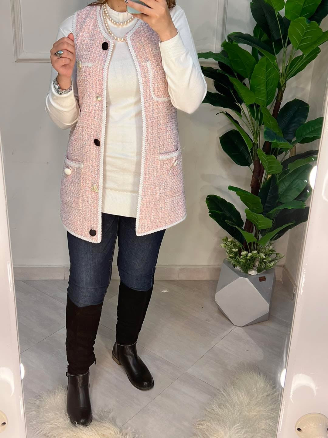 فيست  صوف  تويد زارا مبطن ستان