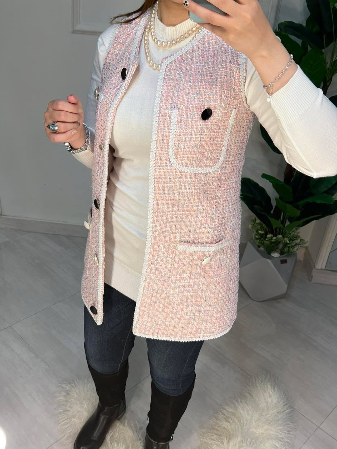 فيست  صوف  تويد زارا مبطن ستان